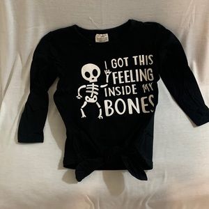 I Got this Feeling Inside My Bones Tie in Front Top